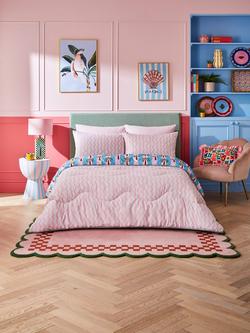 Eleanor Bowmer x Night Lark® Electric Coast Coverless Duvet & Pillowcase Set, 10.5 Tog, Multicolour - view 2, Multicolour