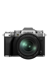 Fujifilm X-T5 Compact System Camera with XF 16-80mm IS Lens, 6K/4K Ultra HD, 40.2MP, Wi-Fi, Bluetooth, OLED EVF, 3” Vari-angle LCD Touch Screen, Silver, Silver