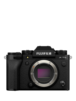 Fujifilm X-T5 Compact System Camera, 6K/4K Ultra HD, 40.2MP, Wi-Fi, Bluetooth, OLED EVF, 3” Vari-angle LCD Touch Screen, Body Only, Black, Black