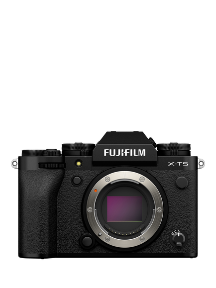 Fujifilm X-T5 Compact System Camera, 6K/4K Ultra HD, 40.2MP, Wi-Fi, Bluetooth, OLED EVF, 3” Vari-angle LCD Touch Screen, Body Only, Black, Black