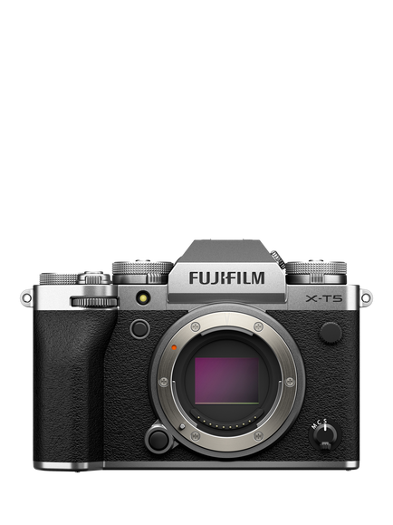 Fujifilm X-T5 Compact System Camera, 6K/4K Ultra HD, 40.2MP, Wi-Fi, Bluetooth, OLED EVF, 3” Vari-angle LCD Touch Screen, Body Only, Black, Silver