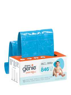 Diaper Genie Easy Roll Refill, Blue