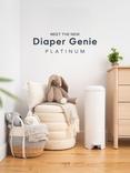 Diaper Genie Platinum Bin, White