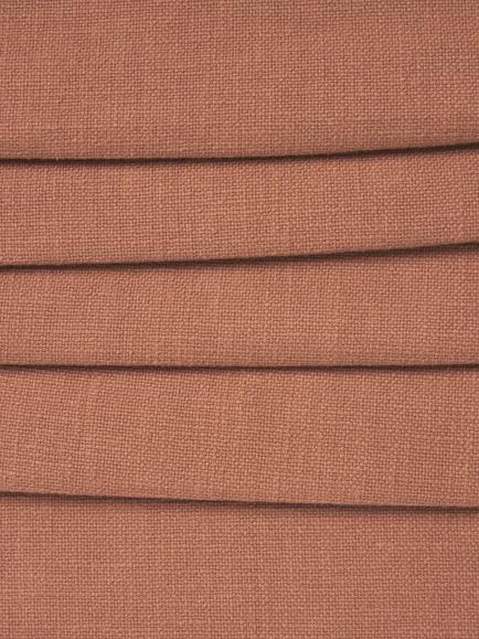 John Lewis Heavy Linen Blend Furnishing Fabric - view 2, Light Auburn