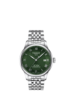 Tissot Le Locle T0064071109300 Men's Bracelet Strap Watch, Green