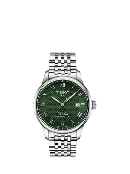 Tissot Le Locle T0064071109300 Men's Bracelet Strap Watch, Green