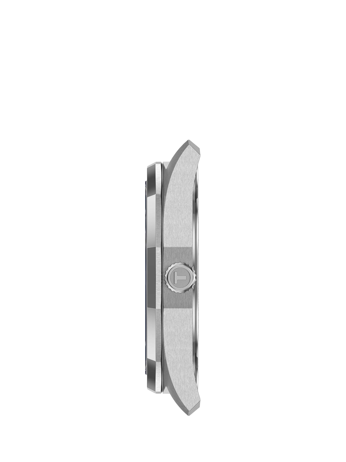 Product image 4 of 5, which shows Tissot T1514221603100 PRC100 Solar Men's Leather Strap Watch, Silver