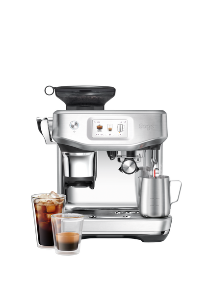 Sage Barista Touch Impress Bean to Cup Coffee Machine with Cold Extraction, Brushed Stainless Steel