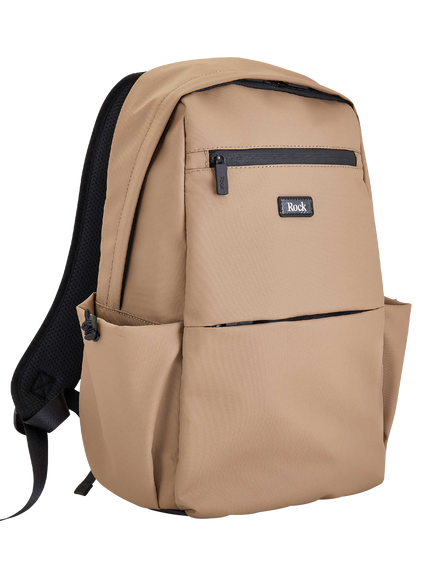 Rock Harper Laptop Backpack, Beige