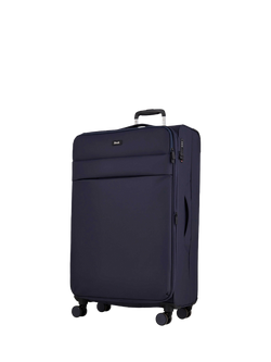 Rock Harper 8-Wheel Soft Shell Suitcase, Set of 3 - view 2, Navy