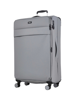 Rock Harper 8-Wheel 78cm Large Suitcase, Grey