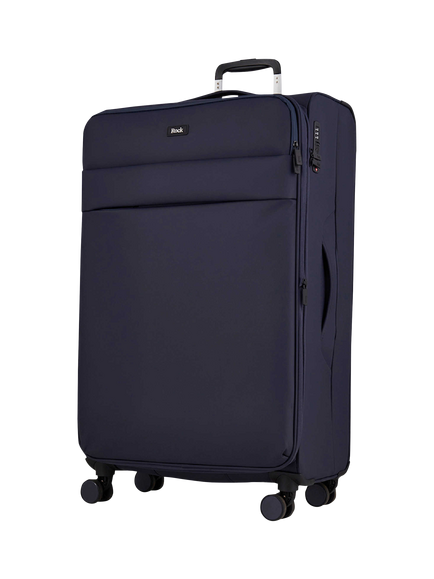 Rock Harper 8-Wheel 78cm Large Suitcase, Navy