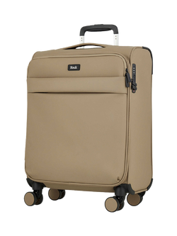 Rock Harper 8-Wheel 54cm Cabin Case, Beige