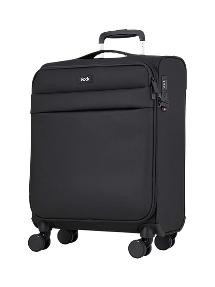 Rock Harper 8-Wheel 54cm Cabin Case, Black