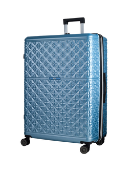 Rock Maya 8-Wheel 80cm Large Suitcase, Blue