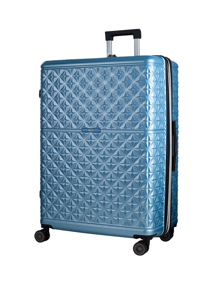 Rock Maya 8-Wheel 80cm Large Suitcase, Blue