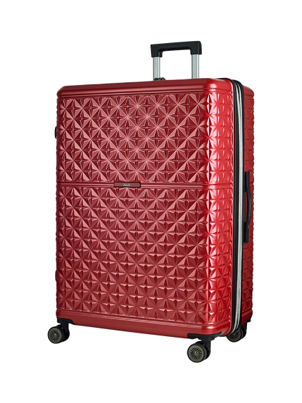 Rock Maya 8-Wheel 80cm Large Suitcase, Red