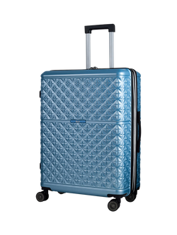 Rock Maya 8-Wheel 70cm Medium Suitcase, Blue