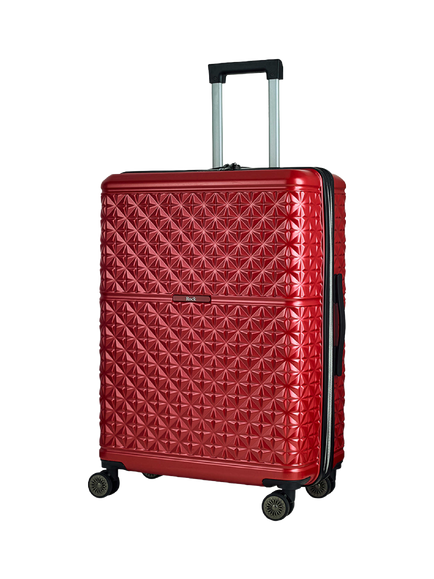 Rock Maya 8-Wheel 70cm Medium Suitcase, Red