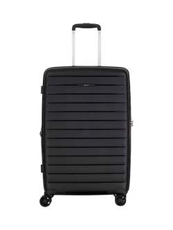 Rock Palma 4-Wheel 68cm Expandable Medium Suitcase, 65L - view 2, Black