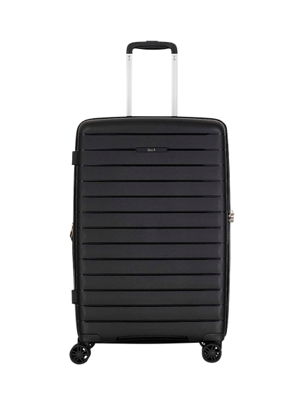 Rock Palma 4-Wheel 68cm Expandable Medium Suitcase, 65L - view 2, Black