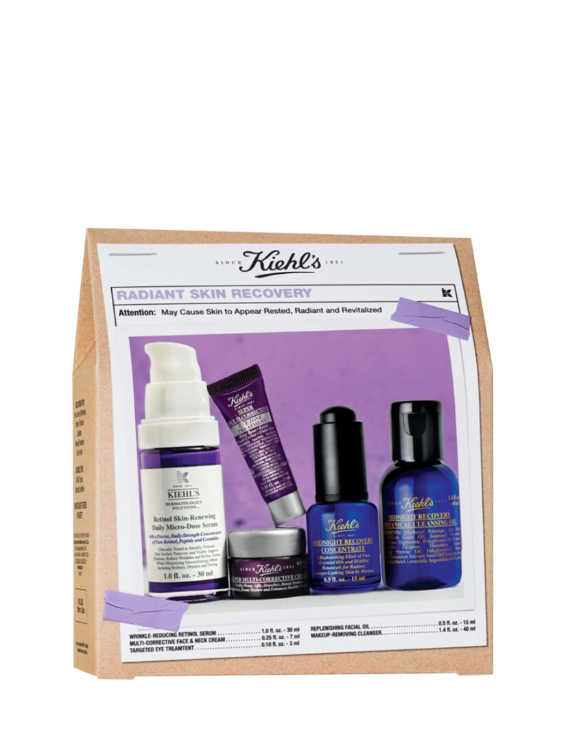 Product image 8 of 9, which shows Kiehl's Radiant Skin Recovery Skincare Gift Set
