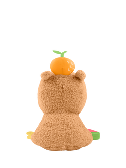 Fisher-Price Snuggly Snacky Capy Plush Baby Toy - view 2, Multi