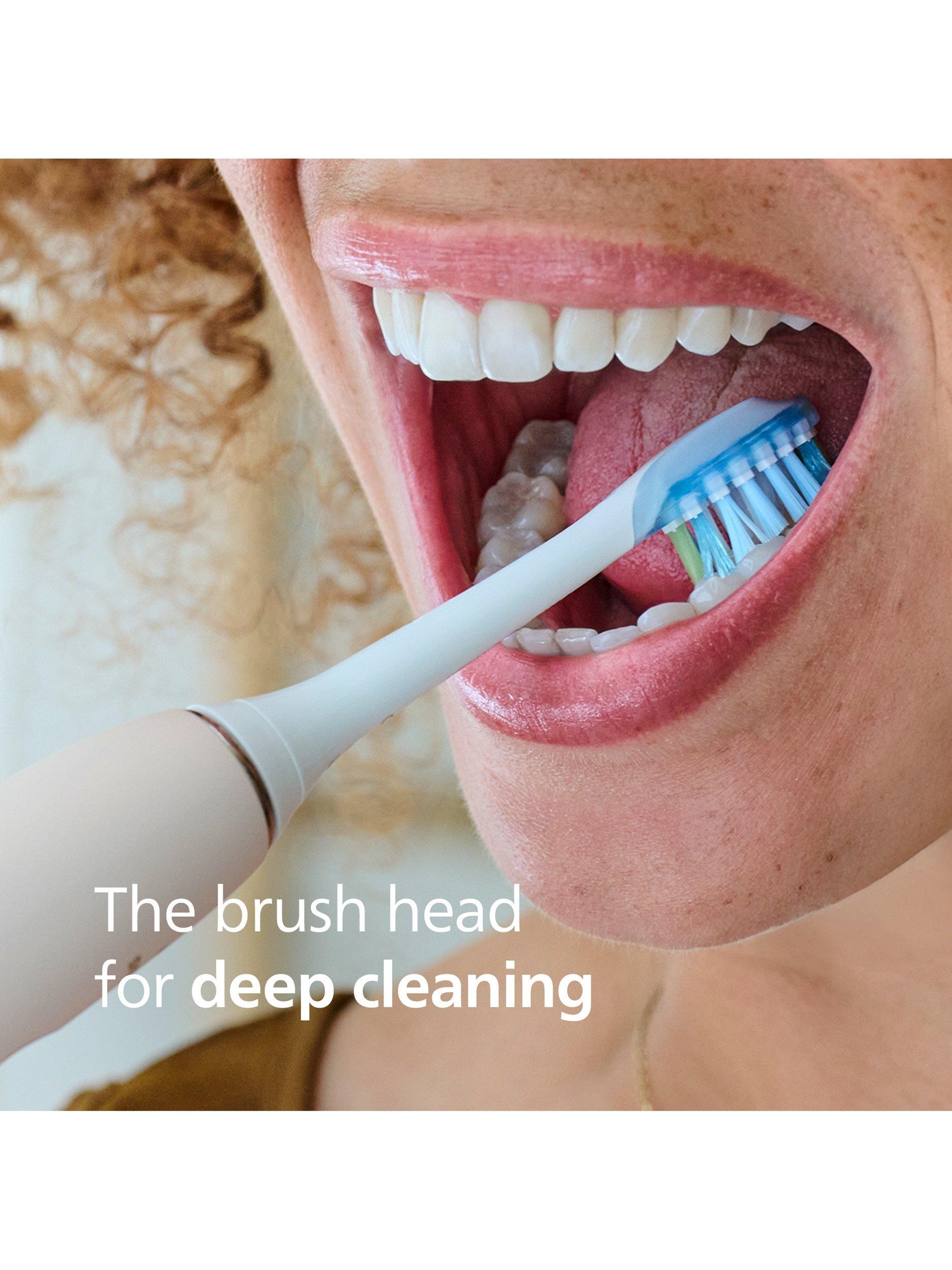 Product image 2 of 9, which shows Sonicare HX9045/87 C3 Premium Plaque Defence Replacement Toothbrush Heads, Pack of 5, White