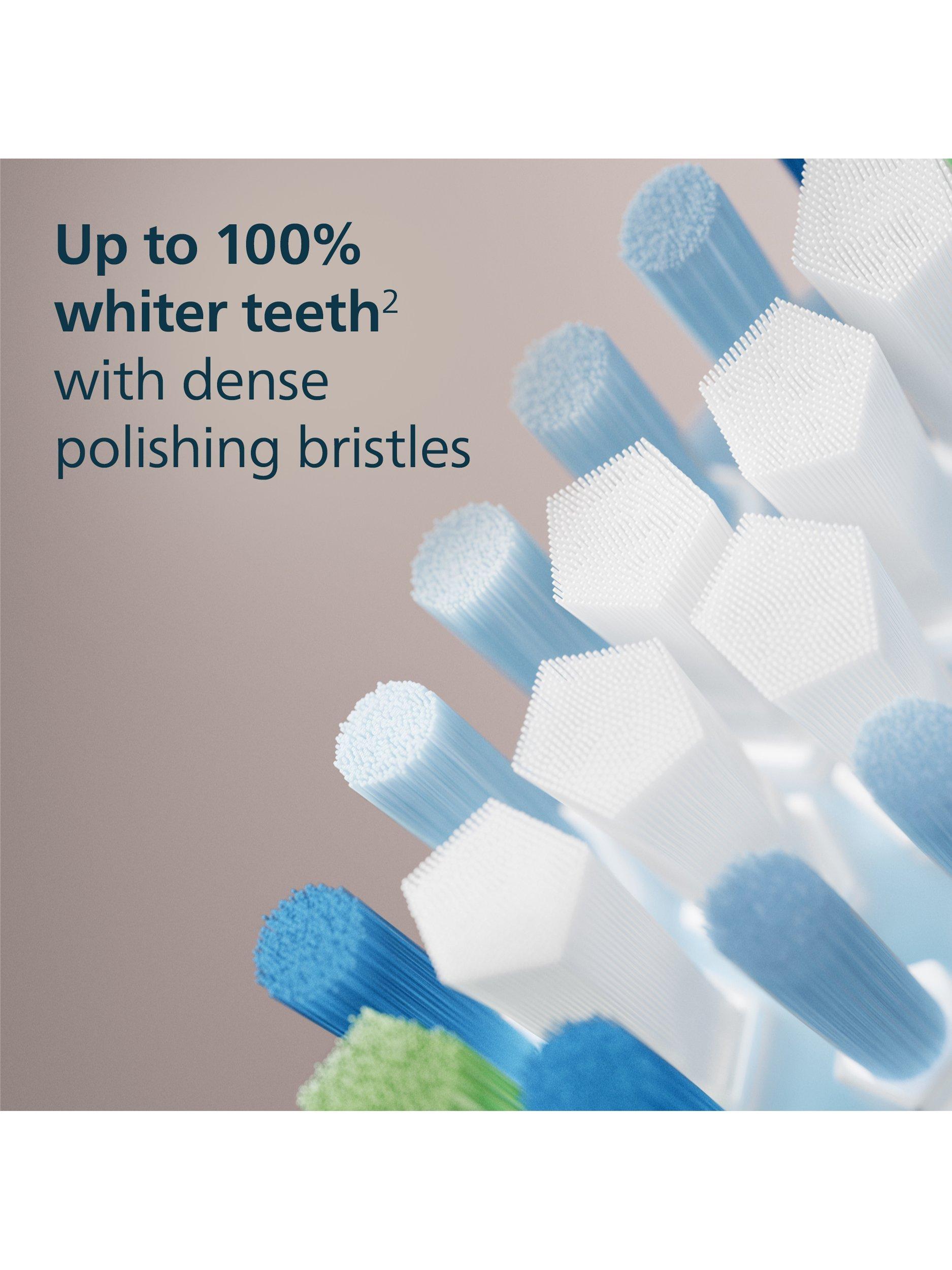 Product image 4 of 9, which shows Sonicare HX9045/87 C3 Premium Plaque Defence Replacement Toothbrush Heads, Pack of 5, White