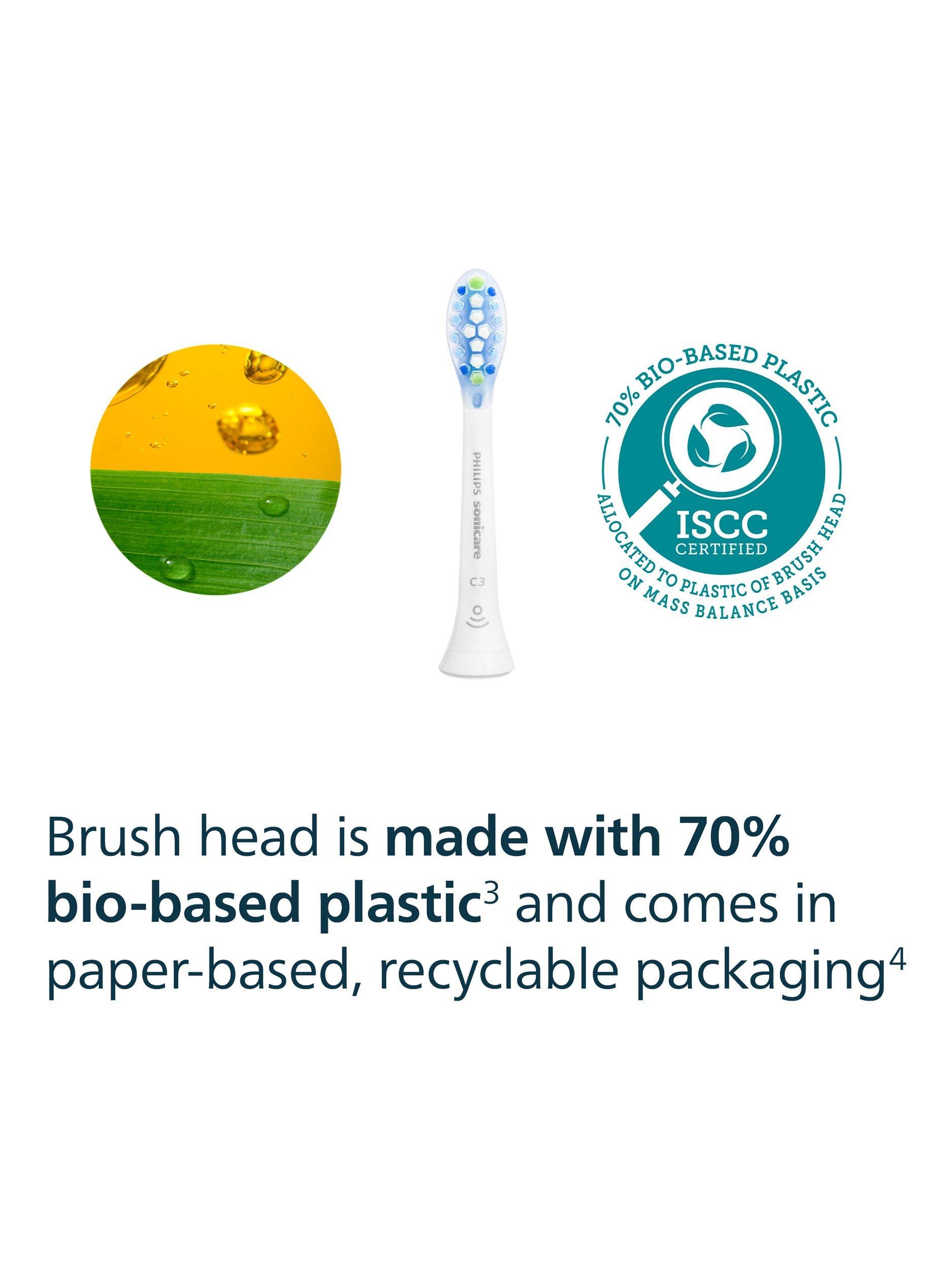 Product image 8 of 9, which shows Sonicare HX9045/87 C3 Premium Plaque Defence Replacement Toothbrush Heads, Pack of 5, White