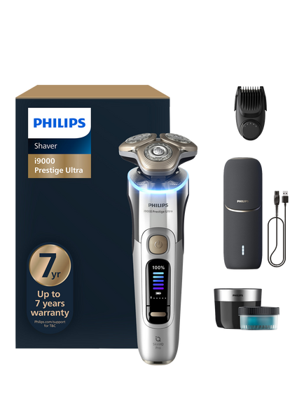 Philips XP9404/46 i9000 Prestige Ultra Shaver, Chrome, Chrome
