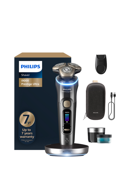 Philips XP9402/31 i9000 Prestige Ultra Wet & Dry Electric Shave, Dark Slate, Dark Slate