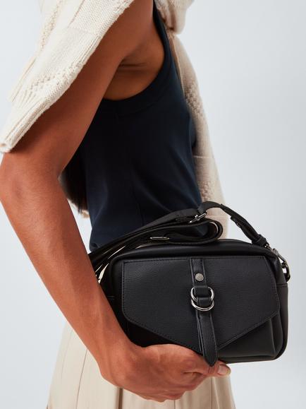 John Lewis Small Utility Crossbody Bag, Black - view 2, Black