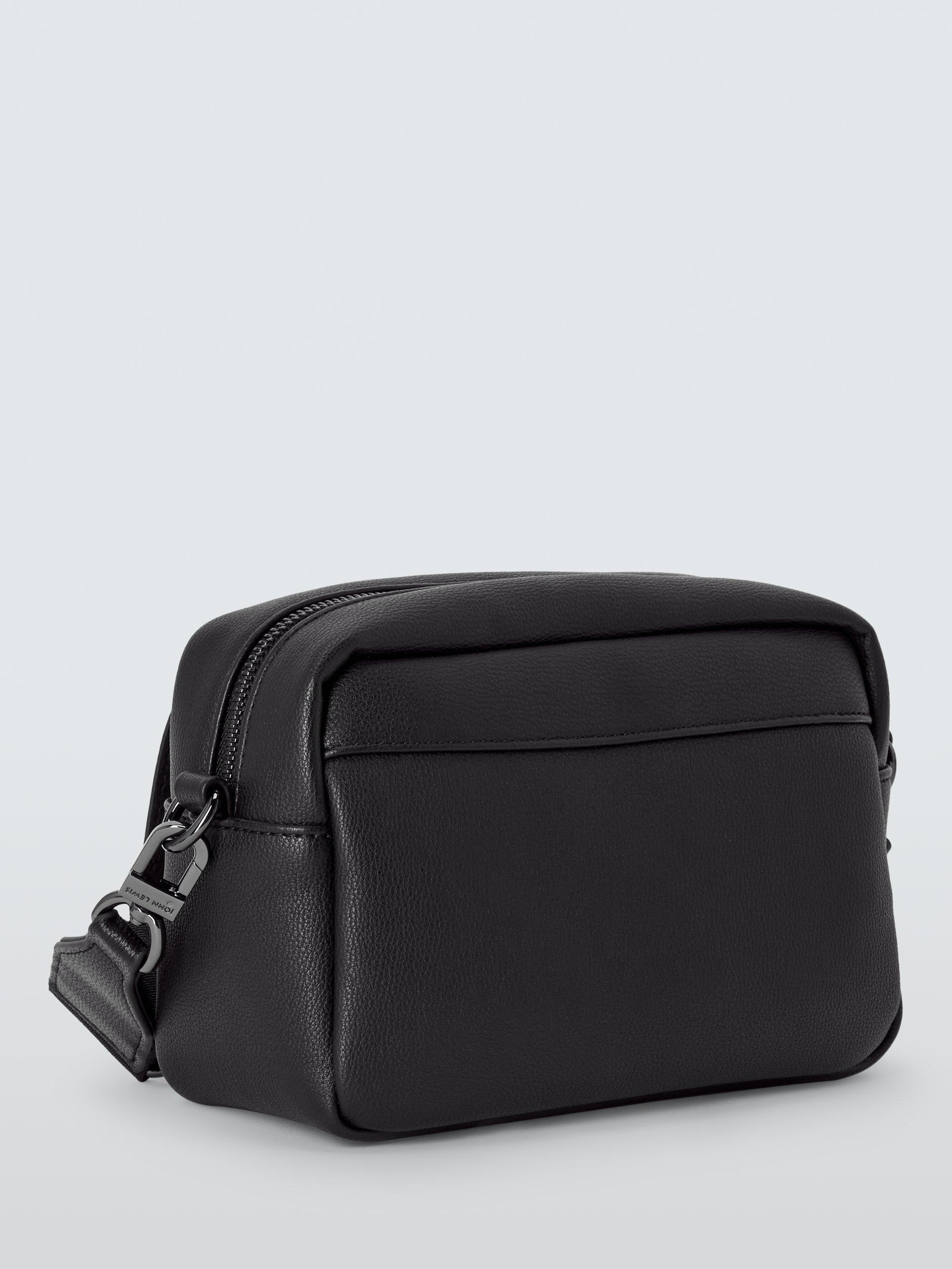 Product image 3 of 6, which shows John Lewis Small Utility Crossbody Bag, Black