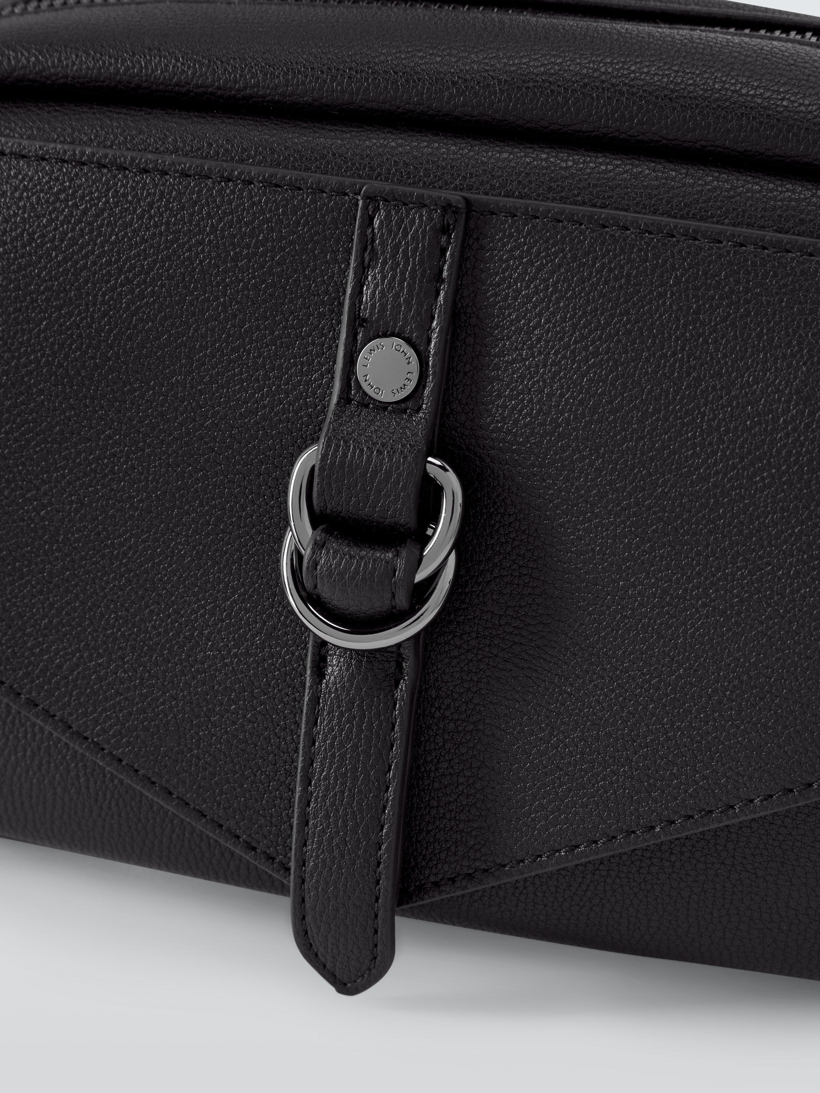 Product image 5 of 6, which shows John Lewis Small Utility Crossbody Bag, Black
