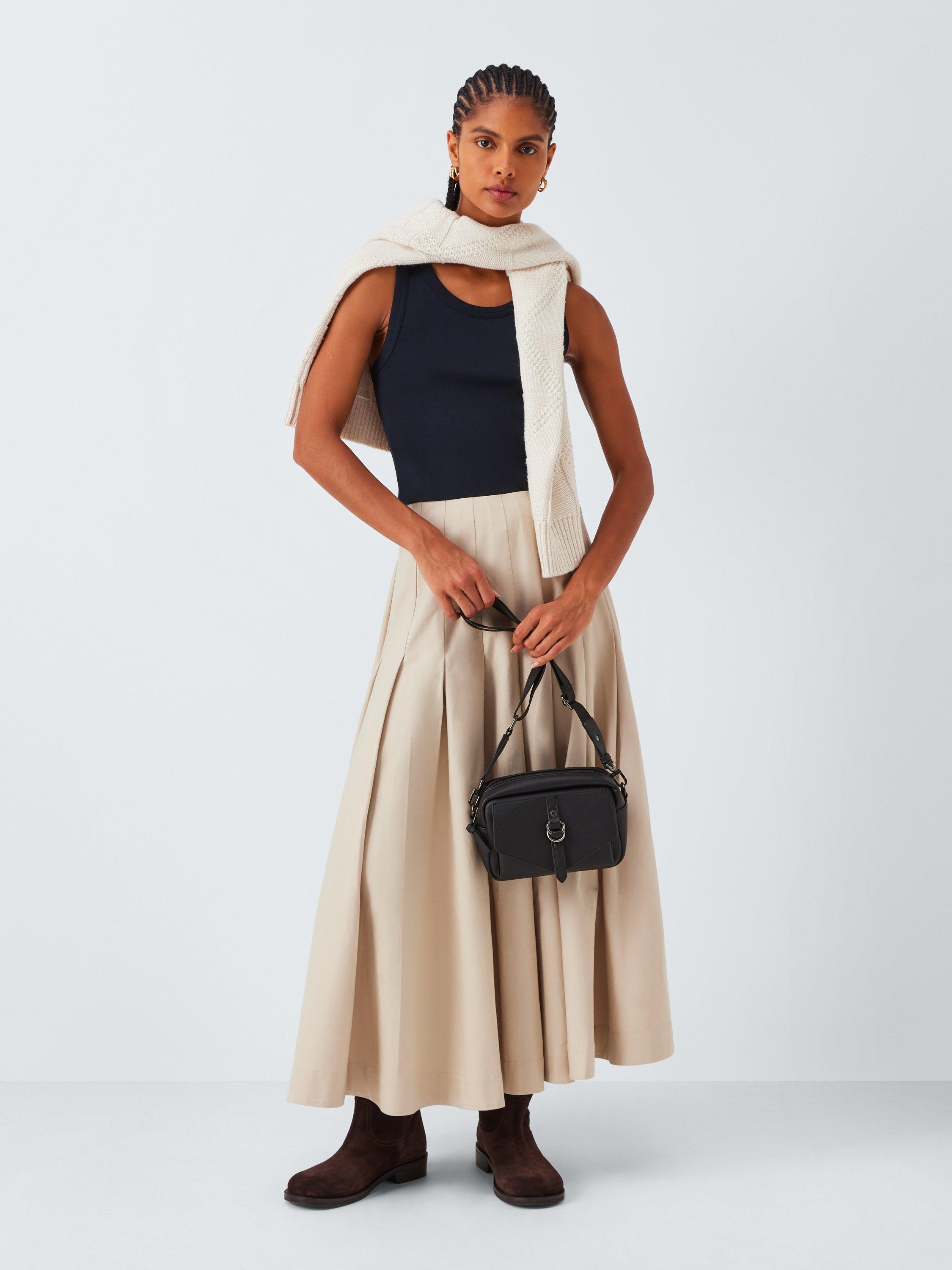 Product image 6 of 6, which shows John Lewis Small Utility Crossbody Bag, Black