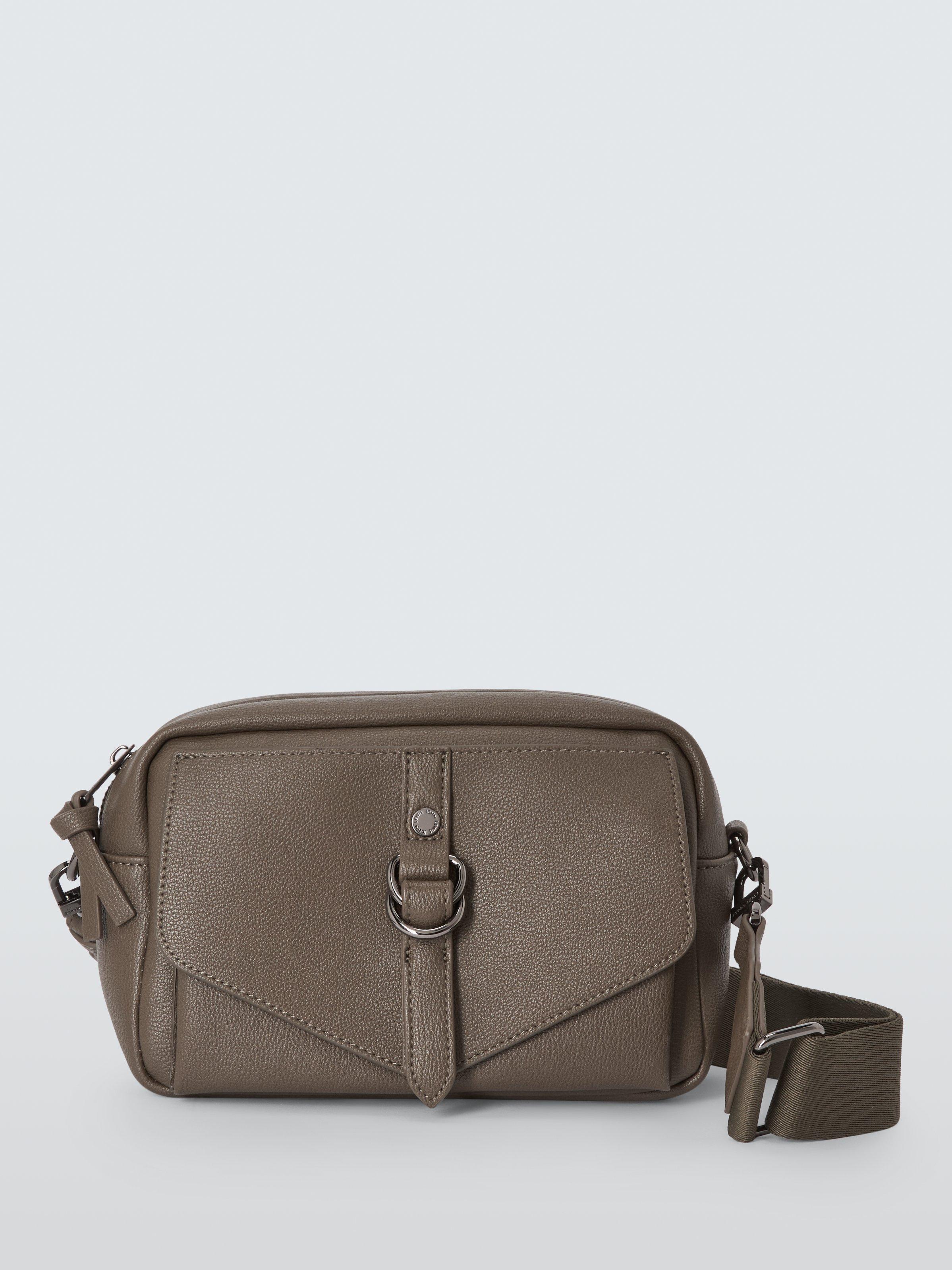 Product image 1 of 6, which shows John Lewis Small Utility Crossbody Bag, Khaki