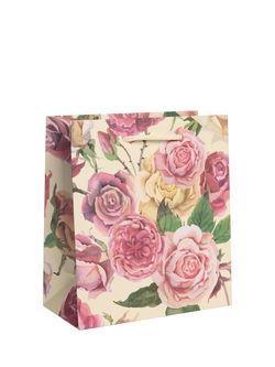 Emma Bridgewater Roses Gift Bag, Medium, Multi, Multi