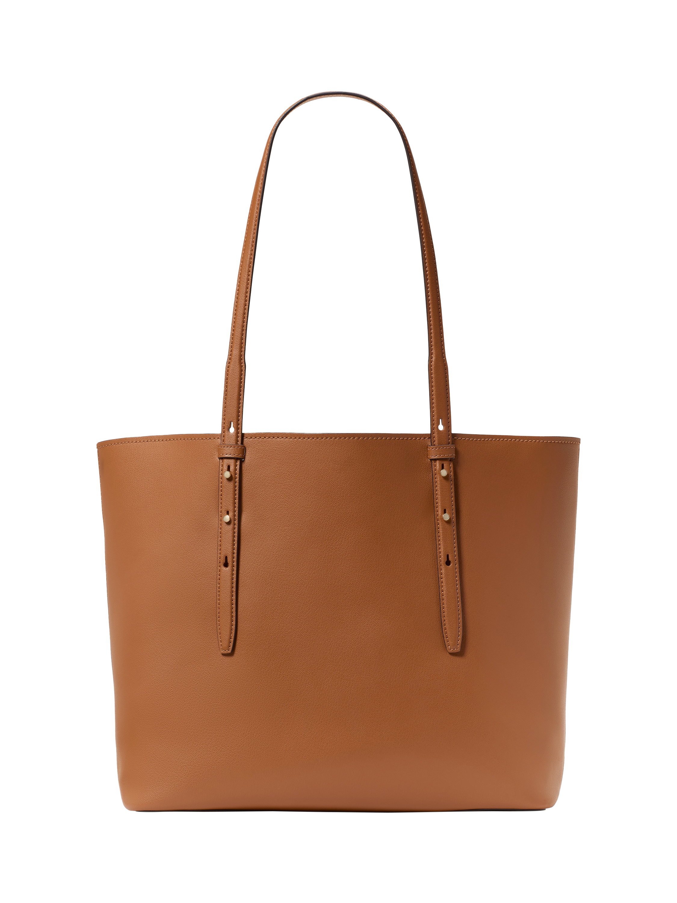 Product image 2 of 4, which shows kate spade new york Large Fine Grain Leather Tote Bag, Tan