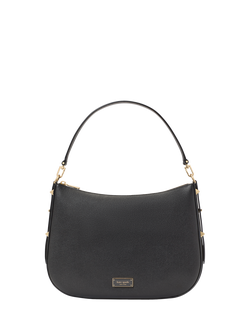 kate spade new york Liv Pebble Leather Large Hobo Bag, Black