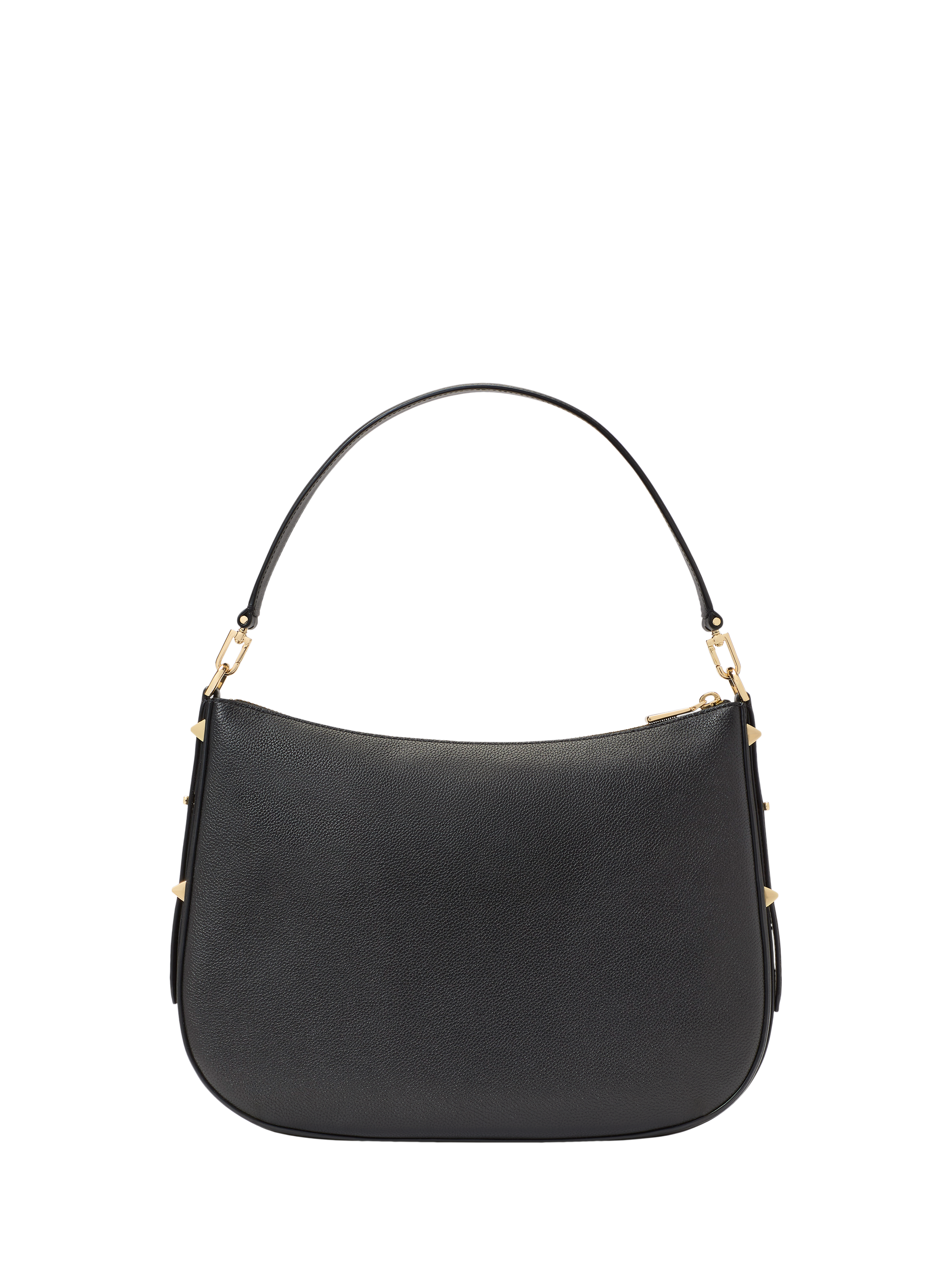 Product image 2 of 5, which shows kate spade new york Liv Pebble Leather Large Hobo Bag, Black