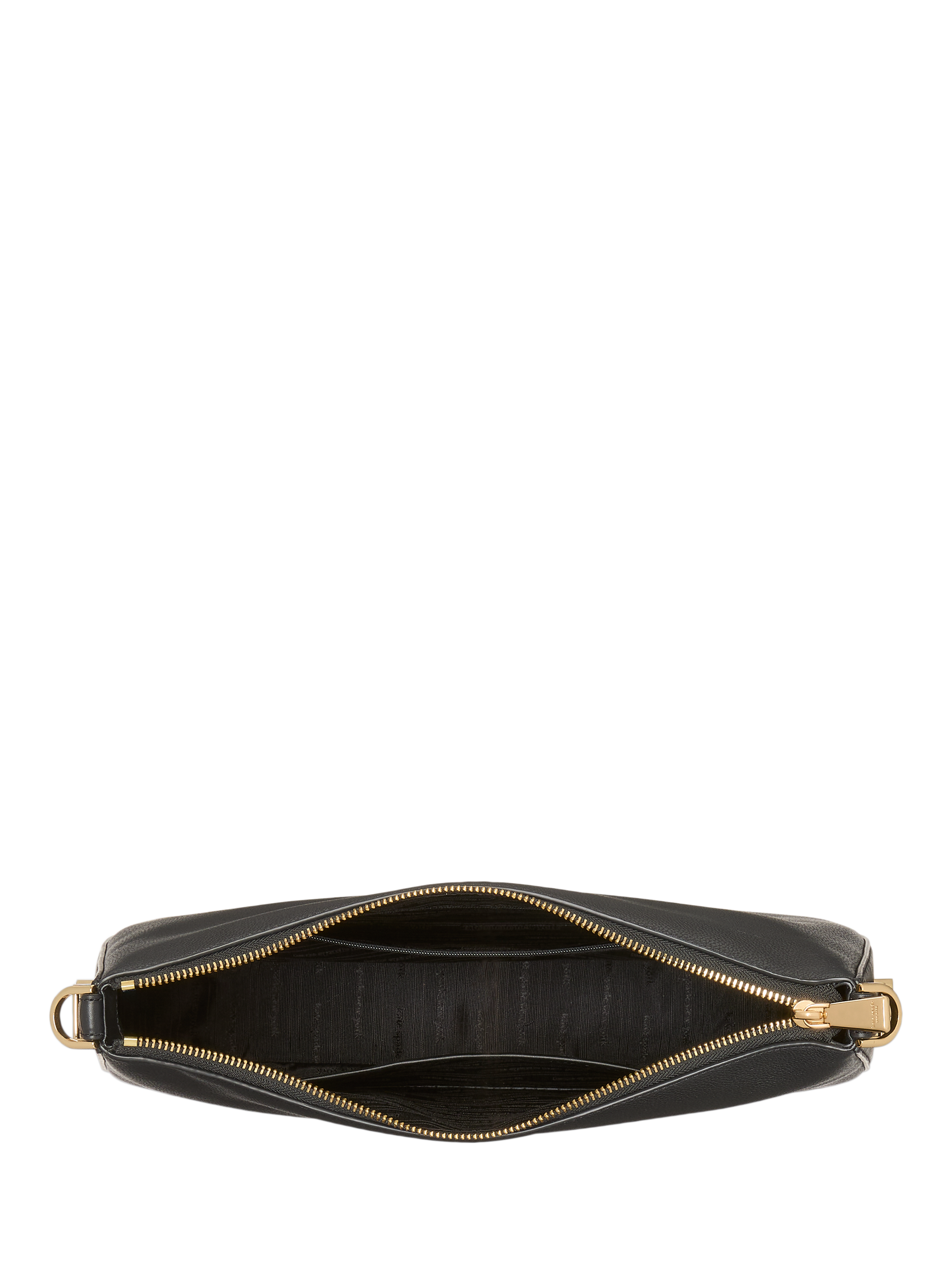 Product image 4 of 5, which shows kate spade new york Liv Pebble Leather Large Hobo Bag, Black