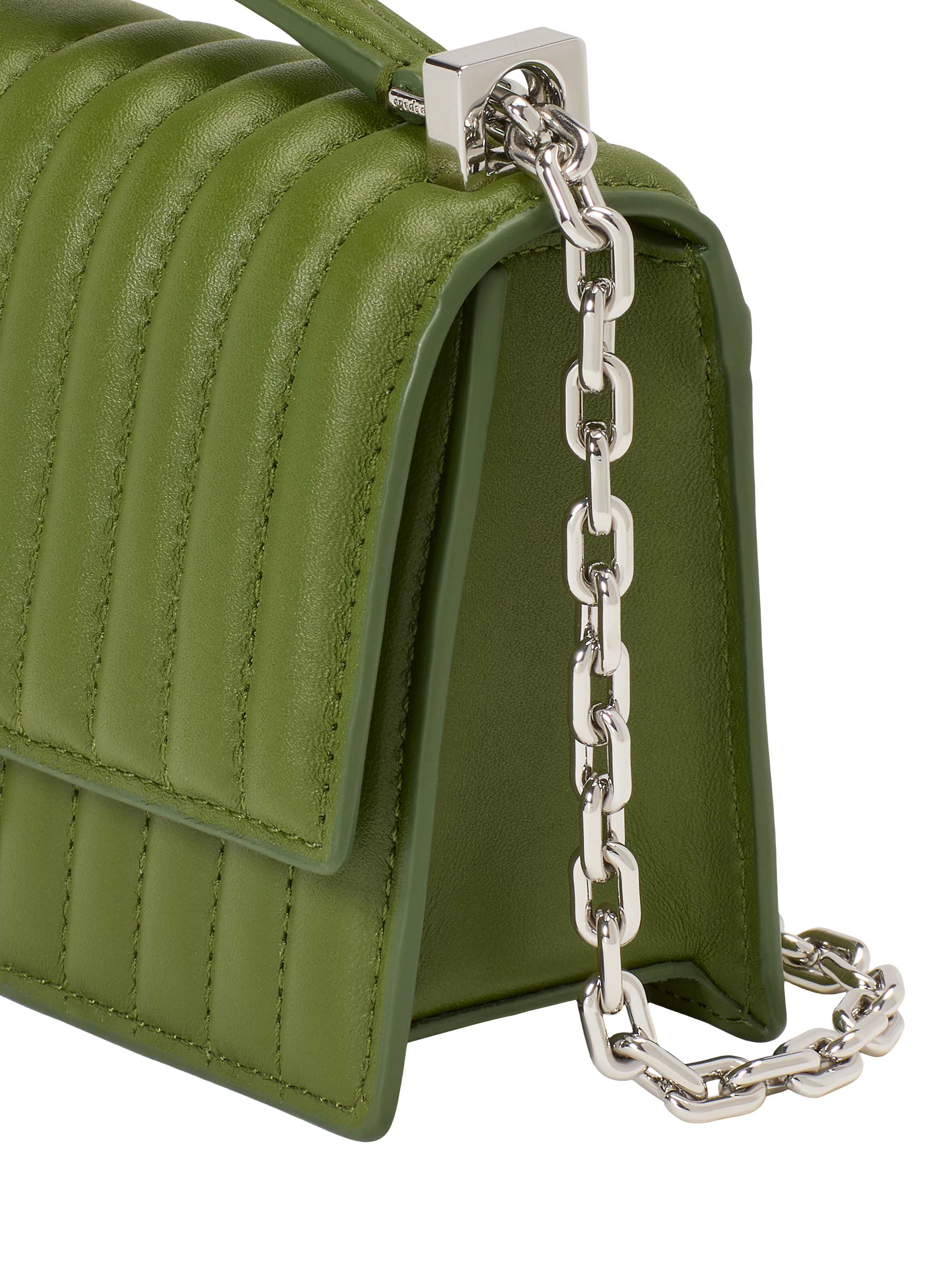 Product image 4 of 5, which shows kate spade new york Deco Quilted Leather Crossbody Bag, Jungle Vine