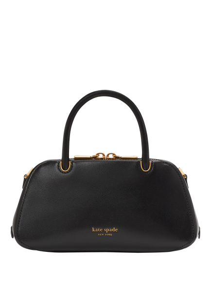 kate spade new york Gracie Leather Mini Crossbody Bag, Black