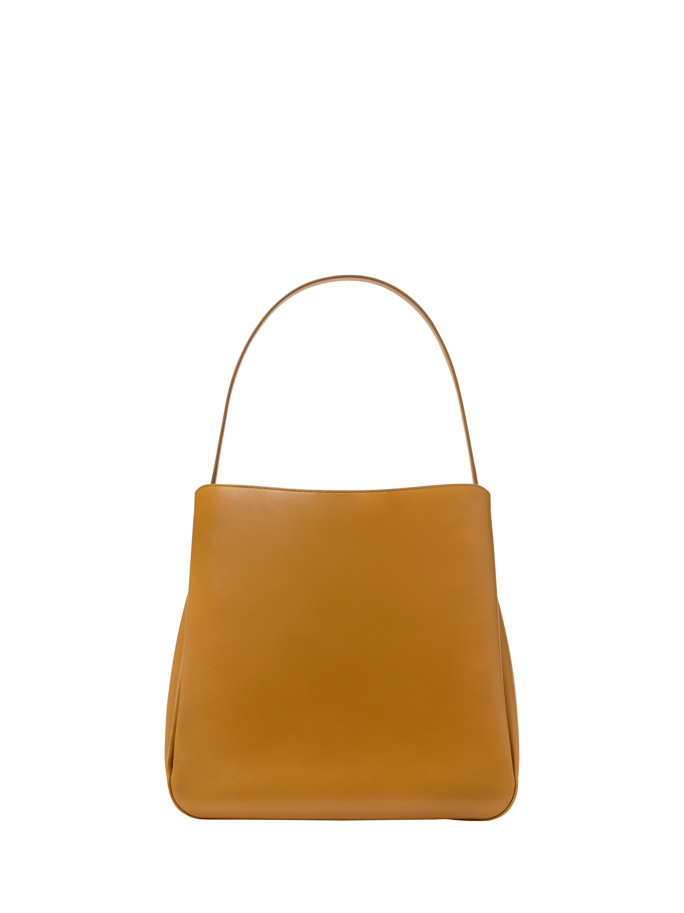 Product image 4 of 4, which shows kate spade new york Grace Fine Grain Leather Large Hobo Bag, Ochre
