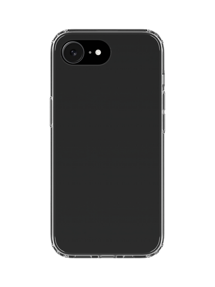 QDOS Hybrid Case for iPhone 17e & iPhone 16e, Clear, Clear
