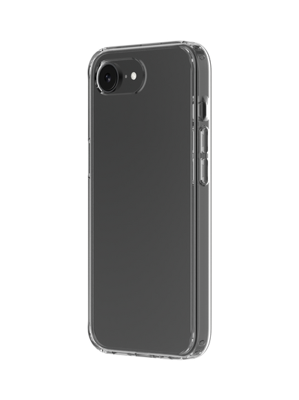 QDOS Hybrid Case for iPhone 17e & iPhone 16e, Clear - view 2, Clear