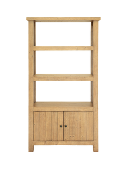 John Lewis Reclaimed Timber Tall Shelving Unit, Natural, Natural
