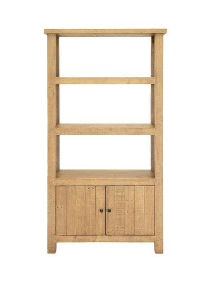 John Lewis Reclaimed Timber Tall Shelving Unit, Natural, Natural