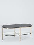 John Lewis Ned Marble Top Coffee Table, Jade Green